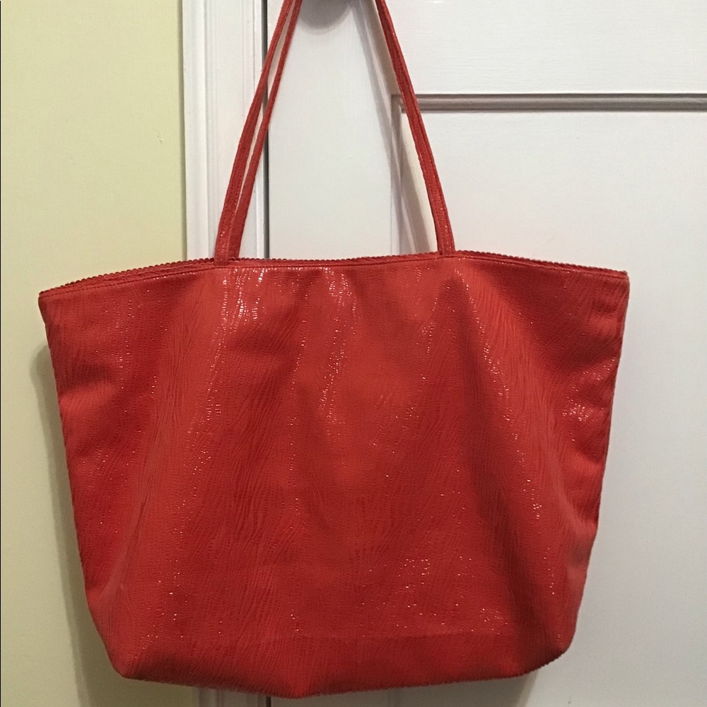 Carlos Falchi Fatto a Mano tote pink/orange
